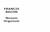 FRANCIS BACON Novum Organum - Derecho Penal en la Red