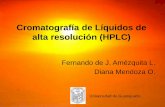 Cromatografía de Líquidos de alta resolución (HPLC)