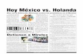 Hoy México vs. Holanda - Medio de Comunicación de ...