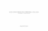 LOS CONCURSOS DE CÓRDOBA (1956-2006) (Análisis y …