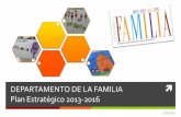 DEPARTAMENTO DE LA FAMILIA Plan Estratégico 2013-2016