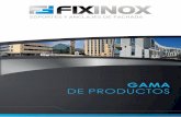 SOPORTES Y ANCLAJES DE FACHADA - Fixinox systèmes de ...