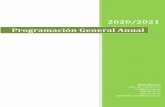 2020/2021 Programación General Anual - Castilla-La Mancha