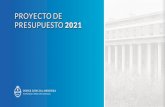 PROYECTO DE PRESUPUESTO 2021 - Diario Judicial