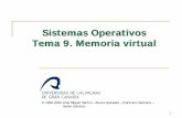 Tema 9: Memoria virtual - ULPGC