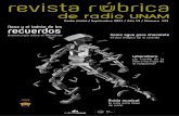 Radio unam / Septiembre 2021 / Año 13 / Número 133