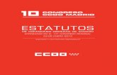 ESTATUTOS - Comisiones Obreras de Madrid - Inicio
