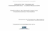 GRUPO DE TRABAJO TRANSPORTES - CONSTRUCCIÓN …