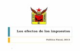 Los efectos de los impuestos - UNAM
