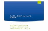 MEMORIA ANUAL 2020 - COFIDE