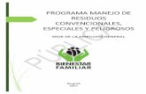 PROGRAMA MANEJO DE RESIDUOS CONVENCIONALES, …