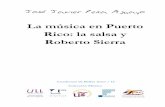 La música en Puerto Rico: la salsa y Roberto Sierra