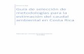 Guía de selección de metodologías para la estimación del ...
