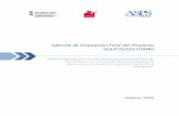 Informe de Evaluación Final del Proyecto SOLPCD/2017/0040