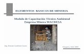 ELEMENTOS BASICOS DE MINERIA Modulo de Capacitación ...