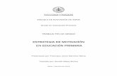 ESTRATEGIA DE MOTIVACIÓN EN EDUCACIÓN PRIMARIA.