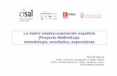 La matriz empleo-exposición española (Proyecto MatEmEsp ...