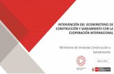 INTERVENCIÓN DEL VICEMINISTERIO DE CONSTRUCCIÓN Y ...
