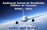 Audiencia Inicial de Rendición Regional/ Funcionarios ...