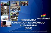 PROGRAMA OPERADOR ECONÓMICO AUTORIZADO (OEA)