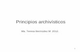 Principios archivísticos - Inicio