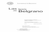 Las tesis de Belgrano