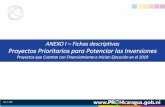 ANEXO I Fichas descriptivas Proyectos Prioritarios para ...