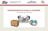TRANSFERENCIA DE DIVISA AL EXTERIOR - aduana.gov.py