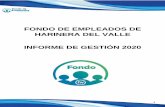 FONDO DE EMPLEADOS DE HARINERA DEL VALLE INFORME …