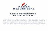 LOS DOS TERCIOS NO SE TOCAN - accionrepublicana.cl