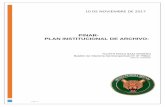 PINAR- PLAN INSTITUCIONAL DE ARCHIVO-