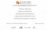 Plantel: Zitácuaro Asistencia Ejecutiva Actualización ...