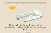 Deshidratación solar de alimentos