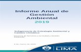 Informe Anual de Gestión Ambiental 2019