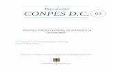 Documento CONPES D.C. 03
