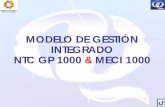 SEMINARIO MODELO DE GESTIÓN INTEGRADO NTC GP 1000 …
