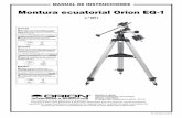Montura ecuatorial Orion EQ-1