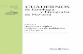Año urtea CUADERNOS 2018 y Etnografía de Navarra
