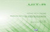 Informe UIT-R SM.2155 - Medición del ruido artificial en ...