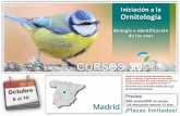 Curso iniciacion a la ornitologia octubre 2021