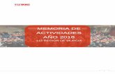 MEMORIA DE ACTIVIDADES AÑO 2018