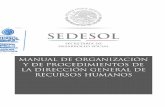 MANUAL DE ORGANIZACIÓN Y DE - gob.mx