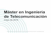 Máster en Ingeniería de Telecomunicación