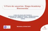 II Foro de usuarios- Stago Academy Bienvenida