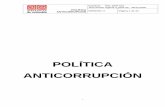 POLÍTICA ANTICORRUPCIÓN - Artesanias de Colombia