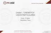 CASOS PARTICULARES Unidad I. “CINEMÁTICA”.