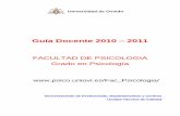 Guía Docente 2010 – 2011