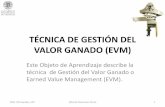 TÉCNICA DE GESTIÓN DEL VALOR GANADO (EVM)
