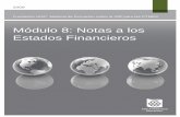 Módulo 8: Notas a los Estados Financieros - NIC NIIF