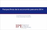 Perspectivas de la economía peruana 2014